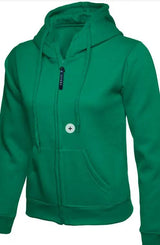 100 Ladies Uneek Full Zip Hooded Sweatshirt Bundle (Free Print) Uneek